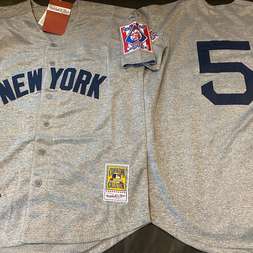 1950's NEW YORK YANKEES JOE DiMAGGIO Men's JERSEY M,L,XL,2X by Mitchell & Ness
